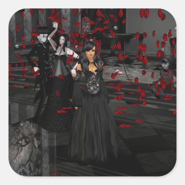 Gothic Ball Room Stickers (Front)