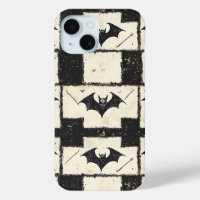 Gothic Bat Grunge Halloween Pattern
