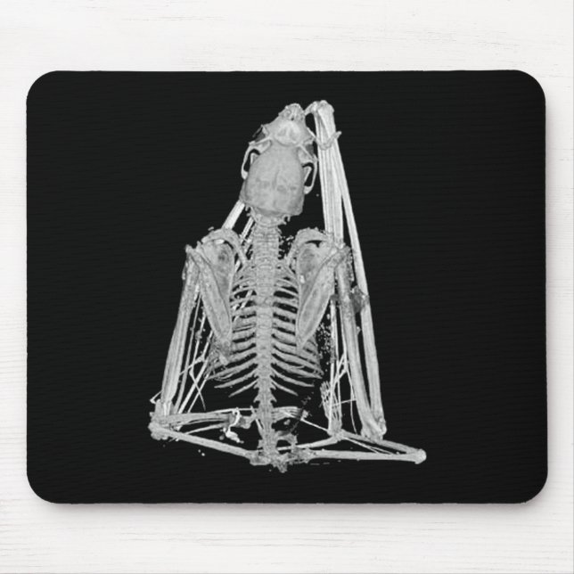 Gothic Bat Skeleton Mouse Mat (Front)