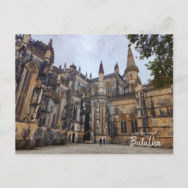 Gothic Batalha Monastery Portugal Postcard (Front)