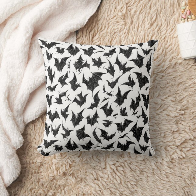 Gothic Bats Cushion (Blanket)