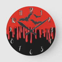 Gothic Bats & Red Dripping Blood Halloween