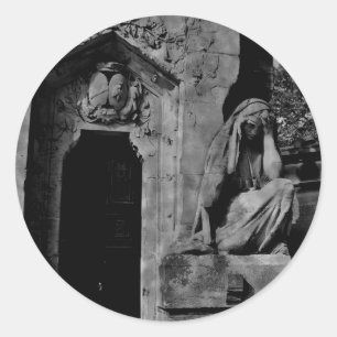 Gothic beautiful tomb stickers