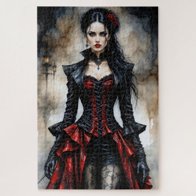 Gothic Beauty Jigsaw Puzzle (Vertical)