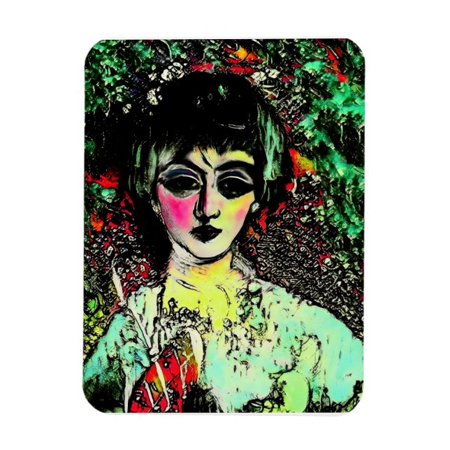 Gothic Beauty Portrait  Magnet (Vertical)
