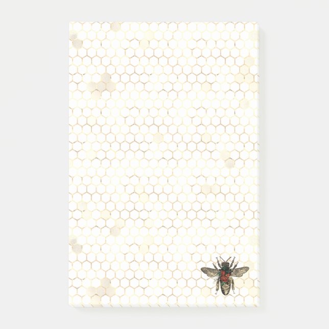 Gothic Bee Post-it Notes (Front)