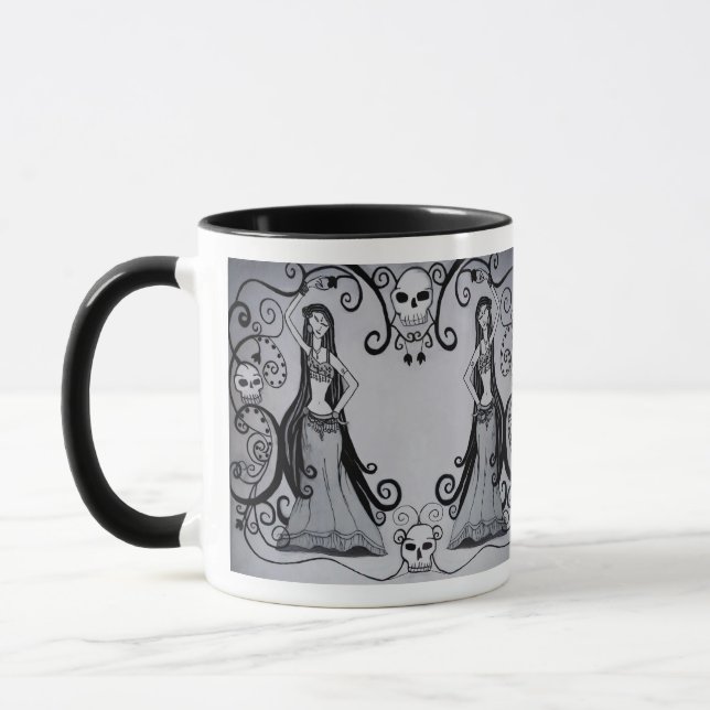 Gothic Belly Dancer Mug (Left)