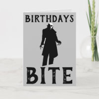 GOTHIC BIRTHDAY CARDS, DRACULA NOSFERATU