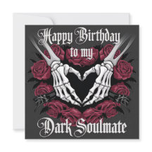 Gothic Birthday Design for Your Dark Soulmate 