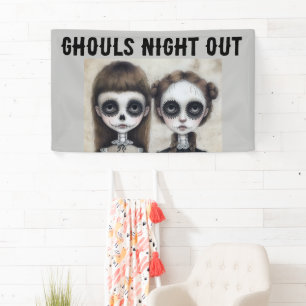 GOTHIC BIRTHDAY PARTY GOTH GIRL BANNER