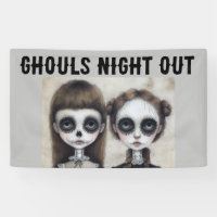 GOTHIC BIRTHDAY PARTY GOTH GIRL BANNER