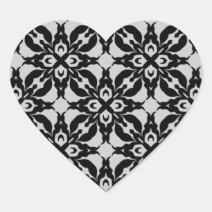 Gothic black and grey kaleidoscope envelope seals