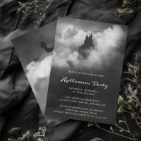 Gothic Black Castle Spooky Halloween Party