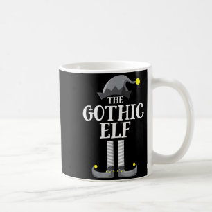 Gothic Black Elf Matching Family Group Christmas P Coffee Mug