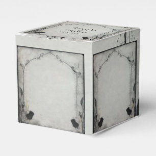 Gothic Black Rose Trellis Wedding Favour Box