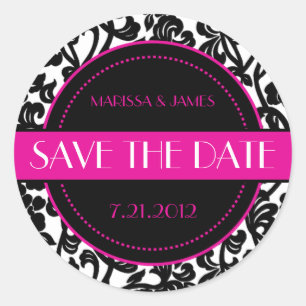 Gothic Black & White Flourish Envelope Seals