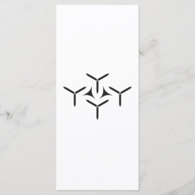 Gothic Blade Menu (Front)