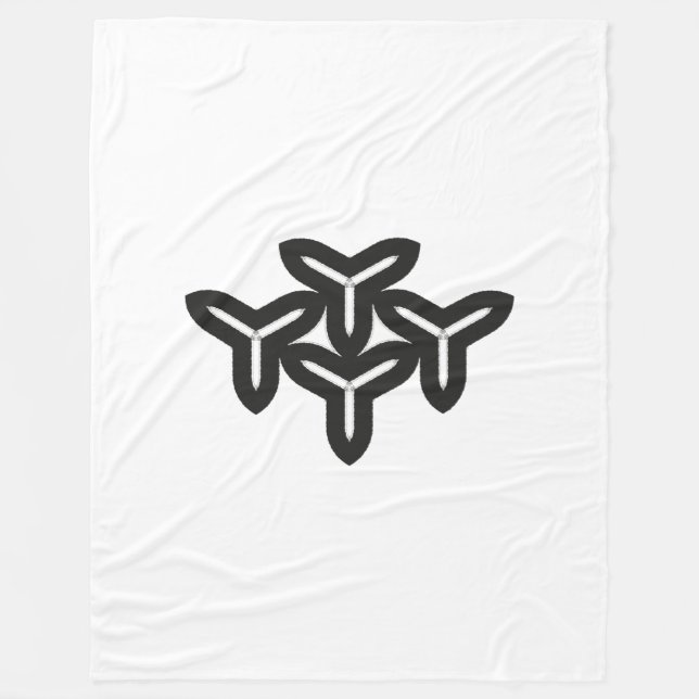 Gothic Blades Fleece Blanket (Front)