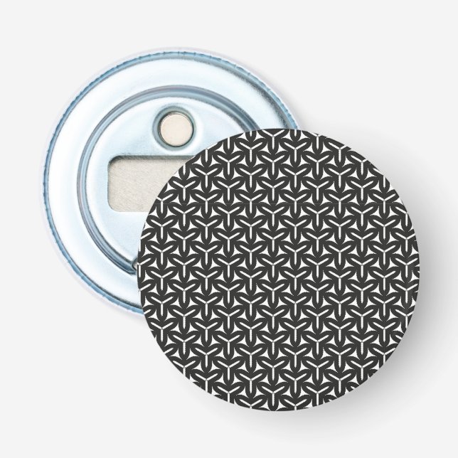 Gothic Blades Pattern Bottle Opener (Front)