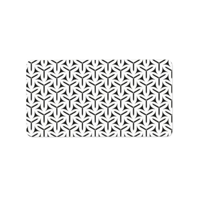 Gothic Blades Pattern Label (Front)