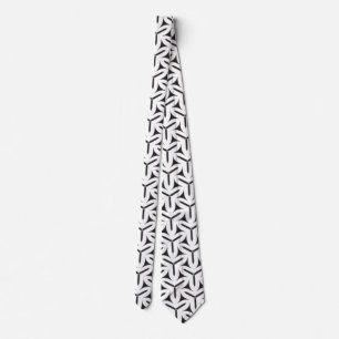 Gothic Blades Pattern Neck Tie