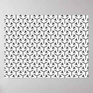Gothic Blades Pattern Poster
