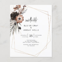 Gothic Boho Save the Date