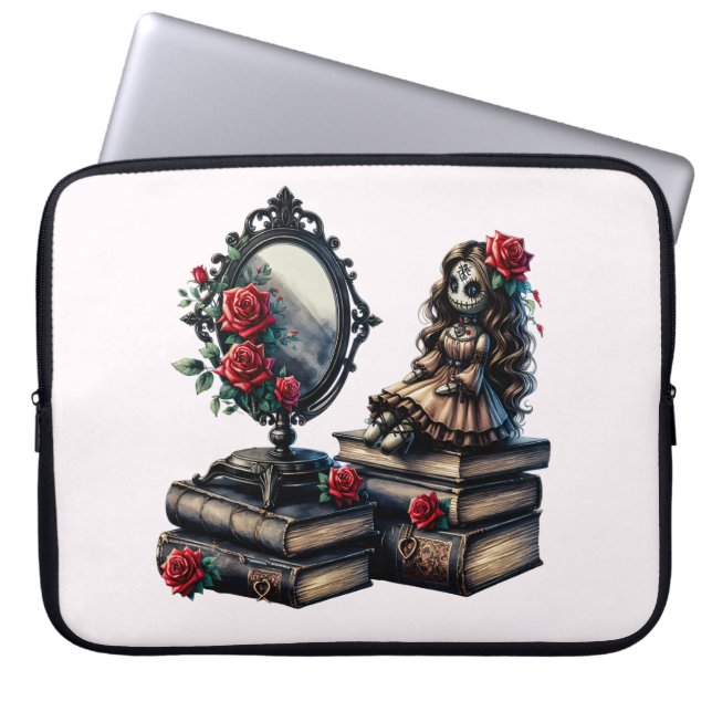 Gothic Books Laptop Bag (Front)