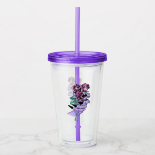 Gothic Bouquet Acrylic Tumbler