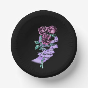 Gothic Bouquet Paper Bowls Paper Plate