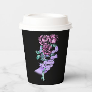 Gothic Bouquet Paper Cups