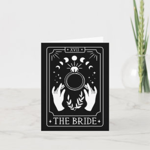 Gothic Bride Bridesmaid Tarot Bridal Party Bachelo Card