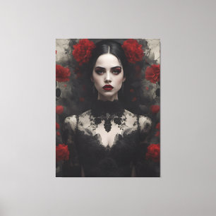 Gothic Bride Canvas Print