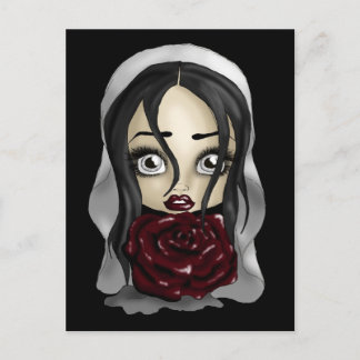 Gothic Bride Postcard