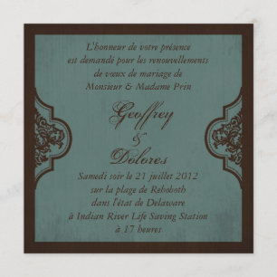 Gothic Bride Wedding Invite Square_Dolores