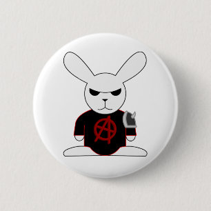 Gothic Bunny Bruno Button
