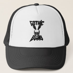 Gothic Bunny – Dark Easter Art - boné Trucker Hat