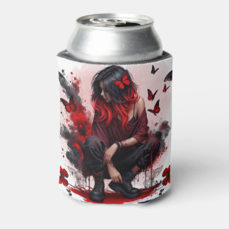 Gothic butterflies & Lady fantasy Can Cooler