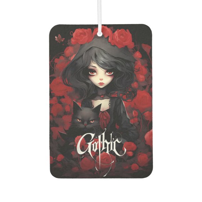Gothic Car Air Freshener (Front)