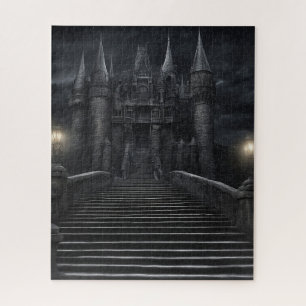GOTHIC CASTLE NIGHT JIGSAW PUZZLE
