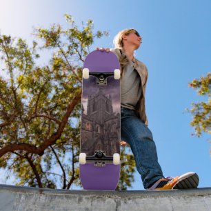 GOTHIC CASTLE PURPLE SKATEBOARDS