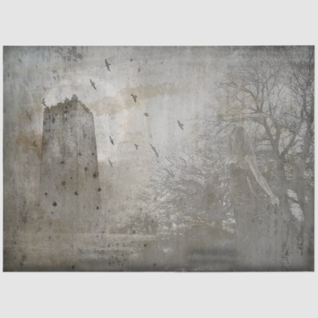 Gothic Castle Series Design 2 Tissue Paper (Front)