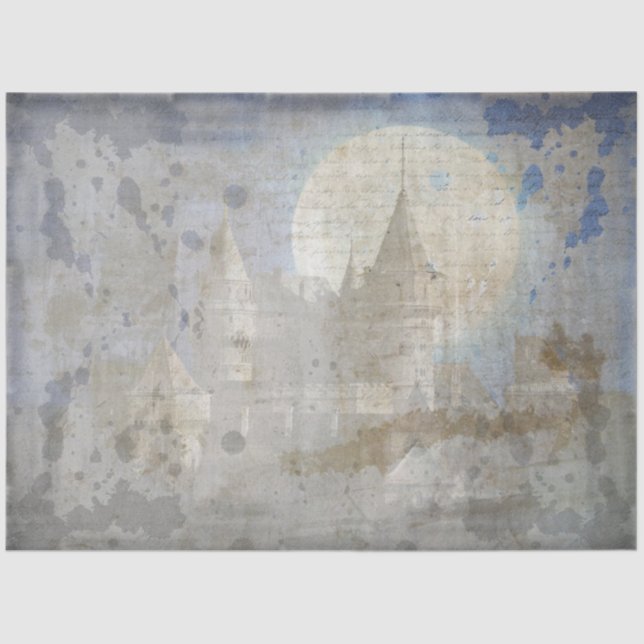 Gothic Castle Series Design 7 Tissue Paper (Front)