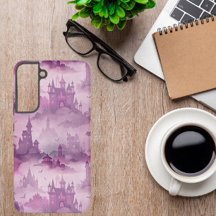 Gothic Castles in Mist – Haunted Fantasy Halloween Samsung Galaxy Case