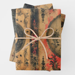 Gothic Celestial Old Paper Decoupage