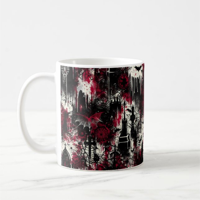 Gothic Cemetery Mug (Left)