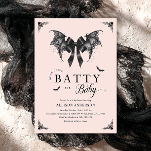 Gothic Chic Baby Shower Invitation