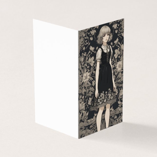 Gothic Chic Little Black Dress LBD Blank (Outside)