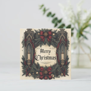 gothic christmas card