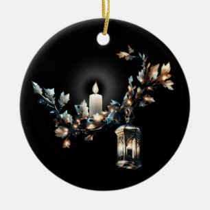 Gothic Christmas Ceramic Tree Decoration
